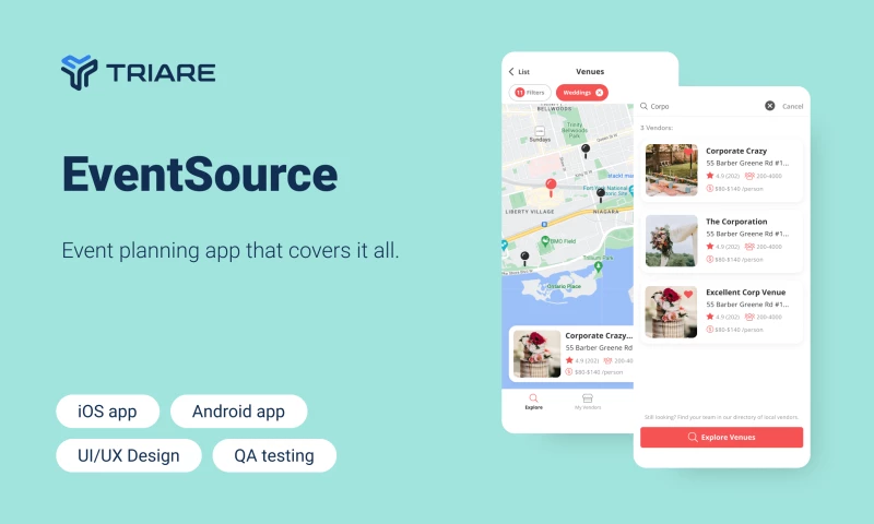 EventSource - event planning app that covers it all