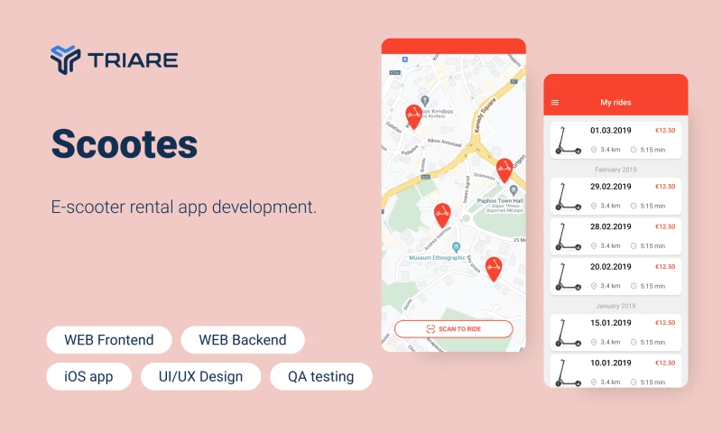 Scootes - The number 1 app in Cyprus to find e-scooters for a ride