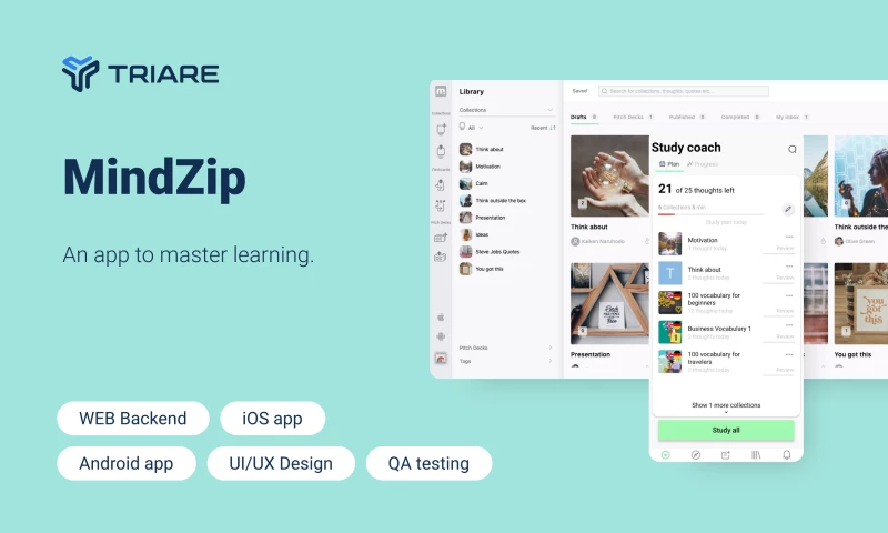 MindZip - an app to master learning
