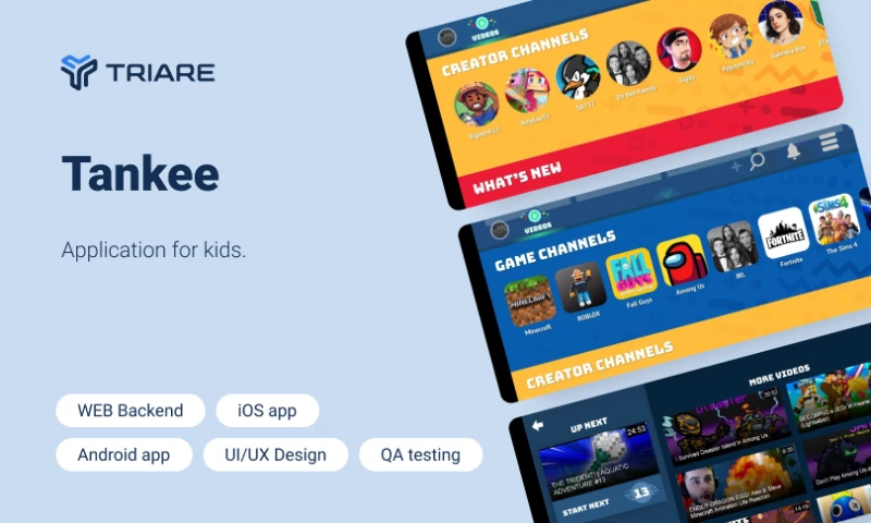 Tankee - a clear space for kids