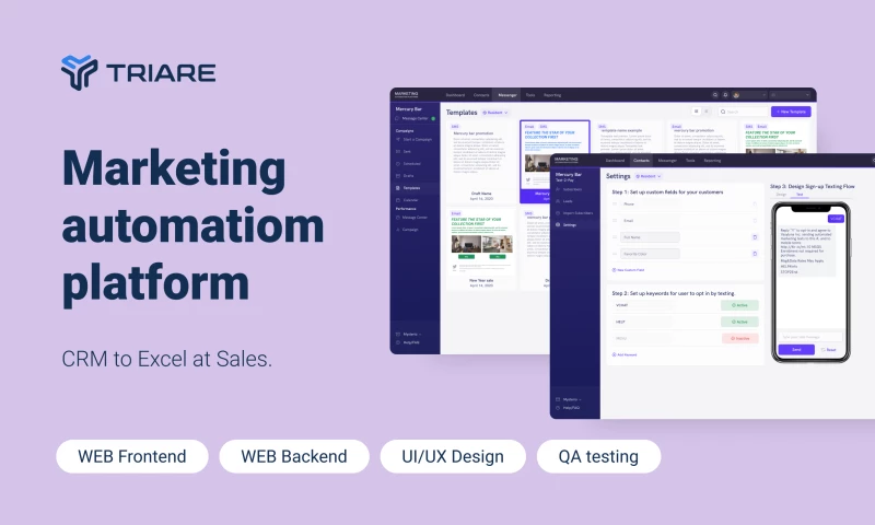 Marketing Automation Platform - CRM to excel at sales