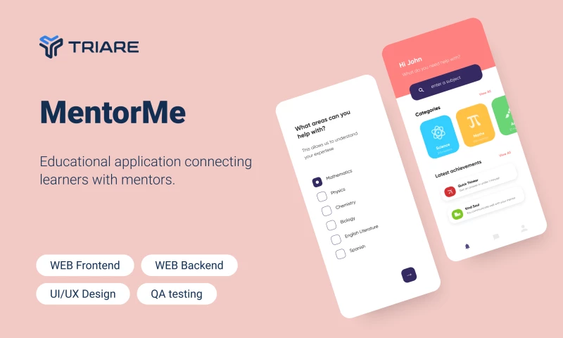 TRIARE - MentorMe - seamlessly connecting learners with mentors