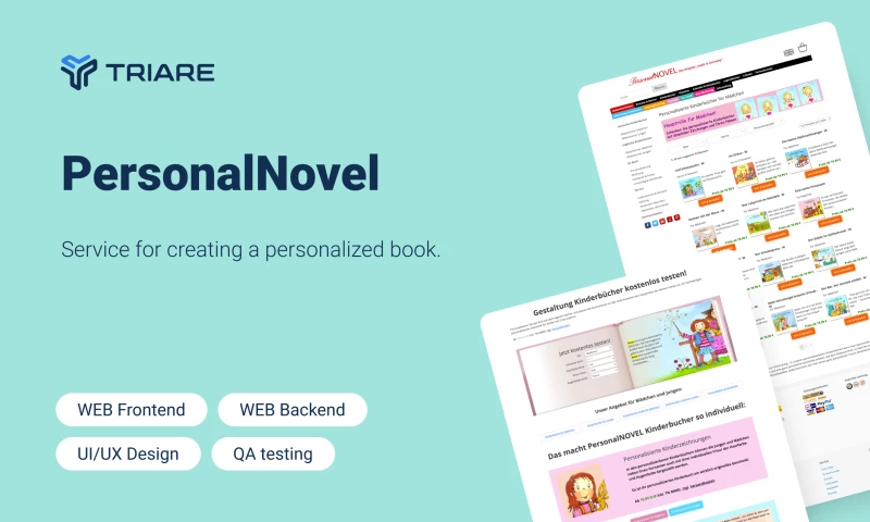 Personal Novel - service for creating a personalized book