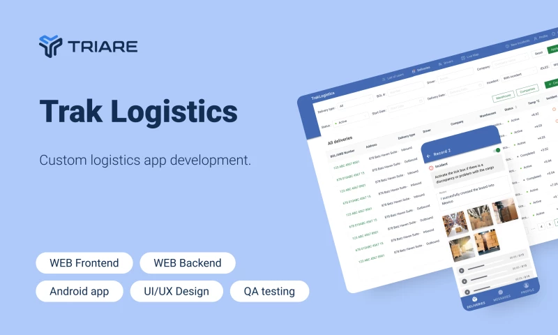 Trak Logistics - safe and flexible cargo delivery management