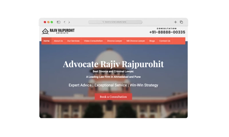 Kleverish - SEO for Advocate Rajiv Rajpurohit