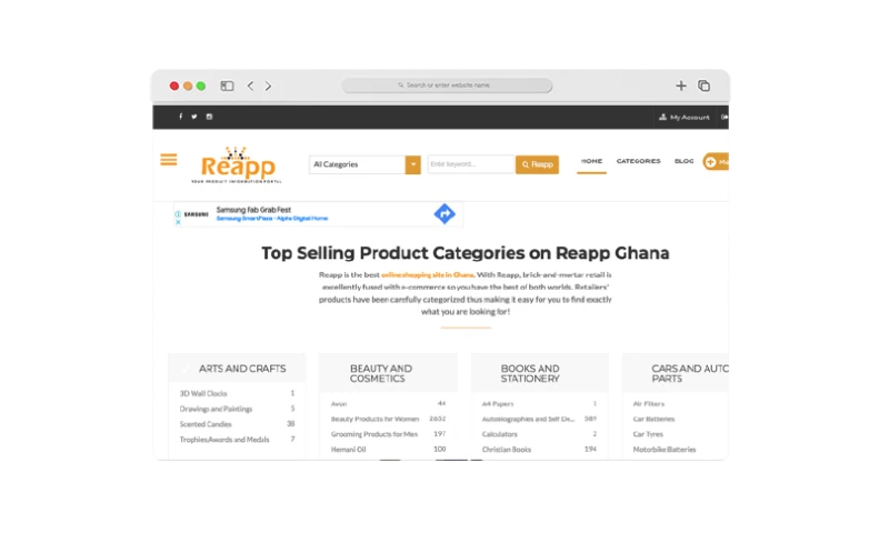 Kleverish - SEO for Reapp Ghana