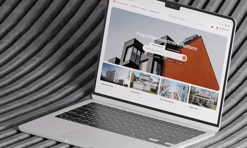 Phenomenon Studio - Horizon Homes - web platform for real estate trading
