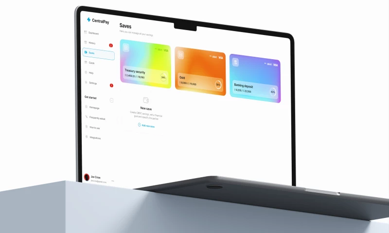 Phenomenon Studio - CentralPay - CBDC Savings Management platform
