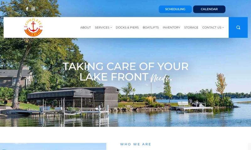 Milwaukee Web Design® - Complete Piers & Lifts