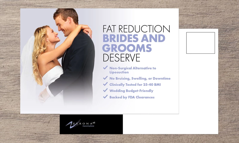 Designed.co - Zerona Laser Postcard Design