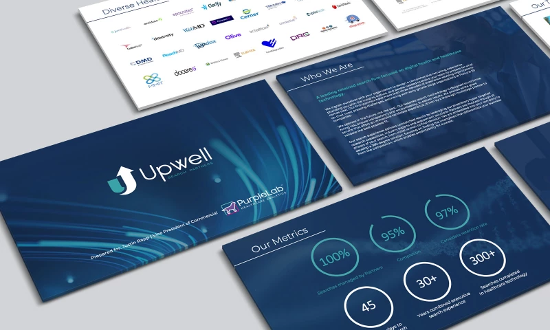 Designed.co - Upwell Logo & Pitch Deck Design