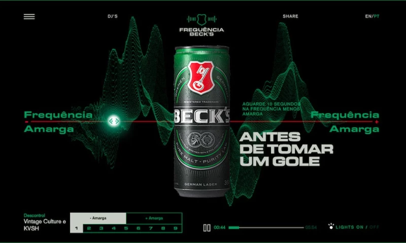 Webcore Interactive - Ambev - Becks Frequency