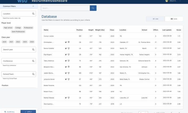 AceBuddy - WSO recruitment backend & dashboard