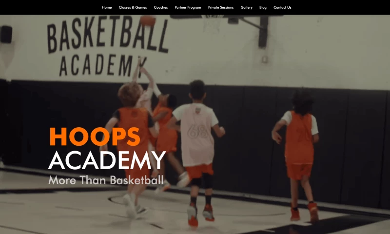 United of Web Design & Develop NYC - Hoops Academy NYC