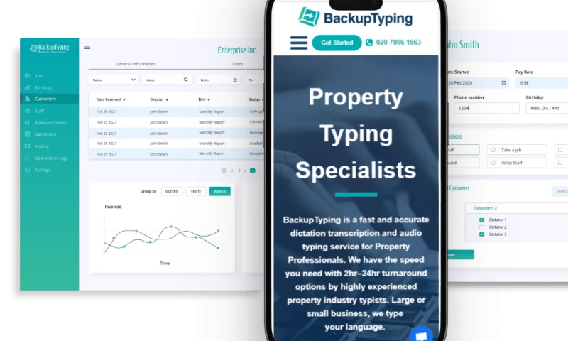 Digital Platform Creation for Property Dictation