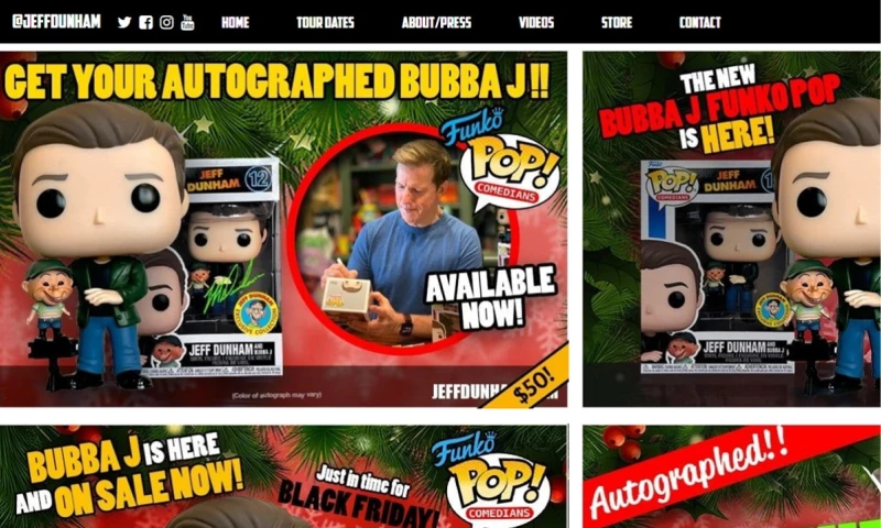 Jeffdunham official Website Development