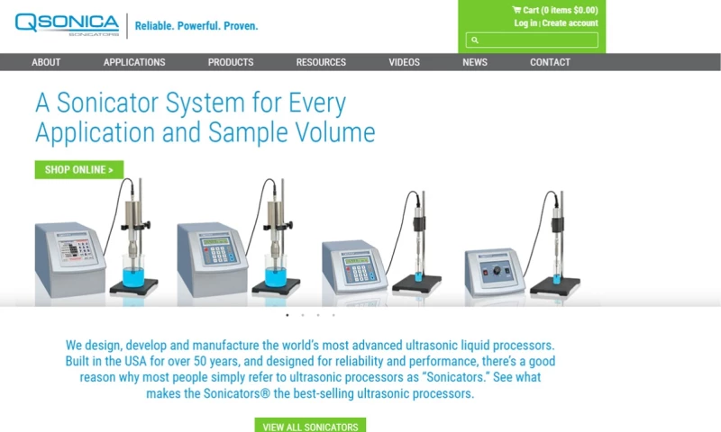 Sonicator Web Application