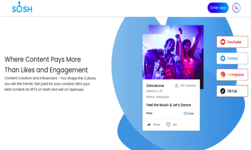 Oodles Blockchain - Sosh NFT