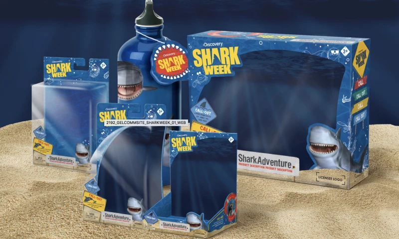 GelComm - Discovery Shark Week Packaging