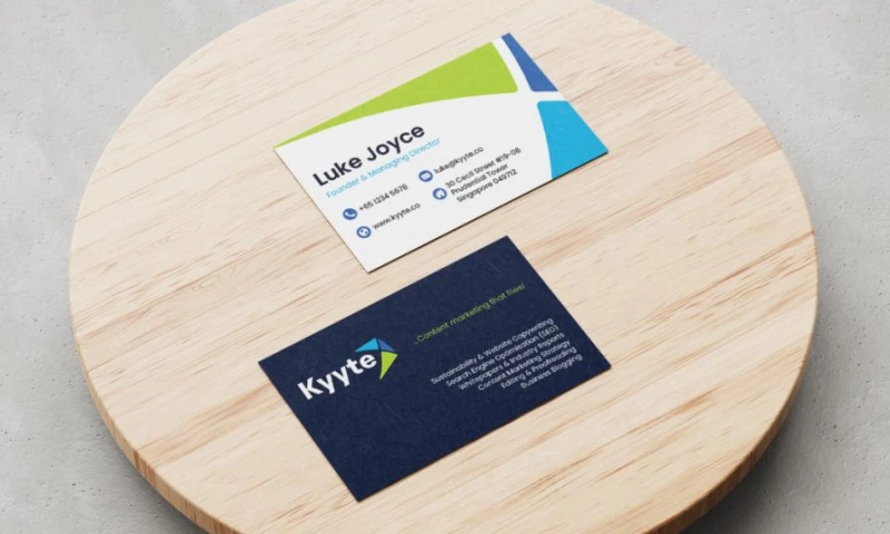 Conquest Creatives - Kyyte Corporate Name Card Design