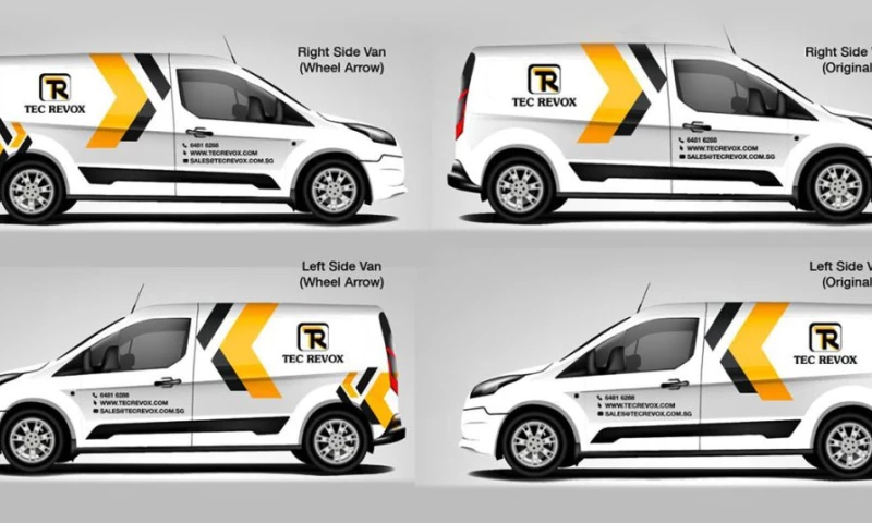 Conquest Creatives - Tec Revox Engineering Van Graphics Design