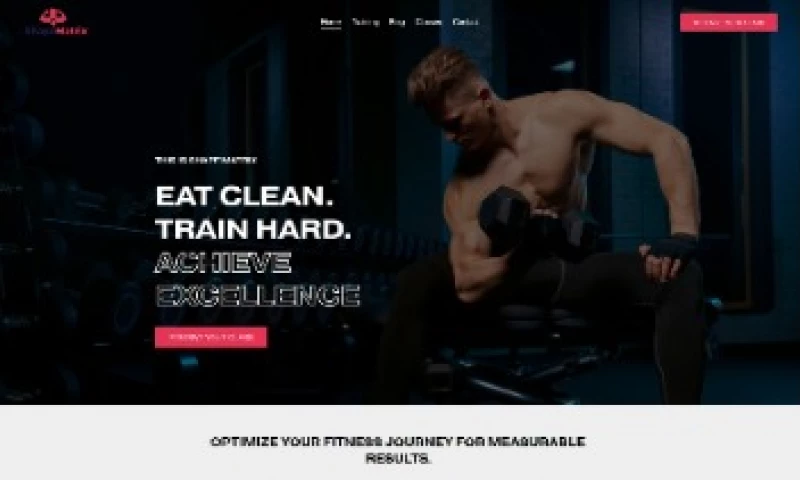 Squareko - Shape Matrix Custom Fitness Website