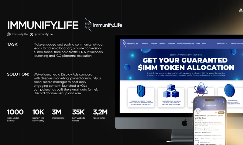 Token sale for Web3 Healthcare Ecosystem