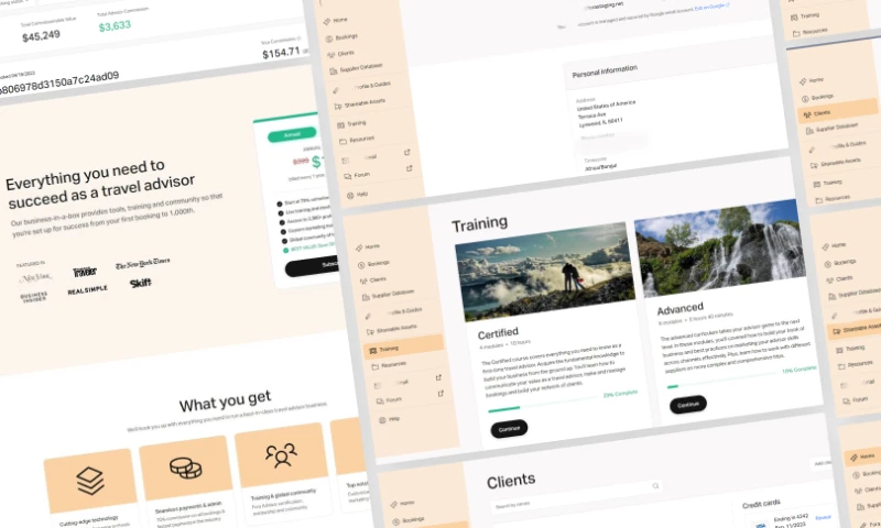 SaaS Platform for Travel Advisers