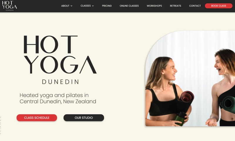 Hot Yoga Dunedin | Web Design & Development