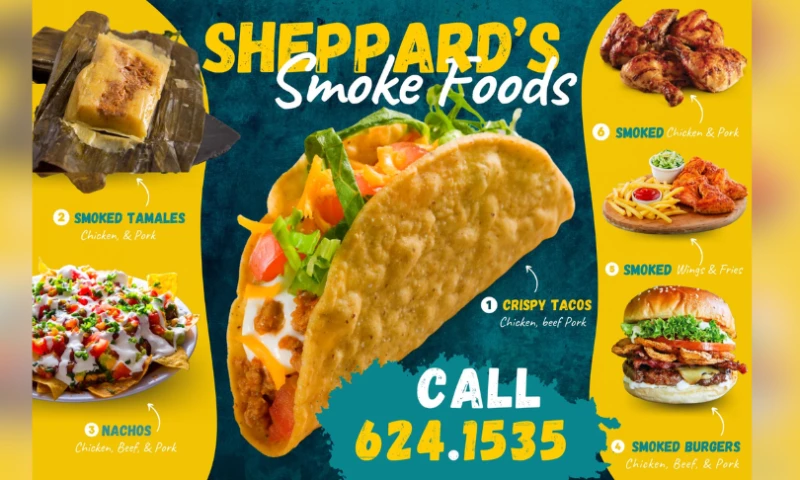 TAS Belize Digital Agency - Sheppards Smoke Foods Branding Design