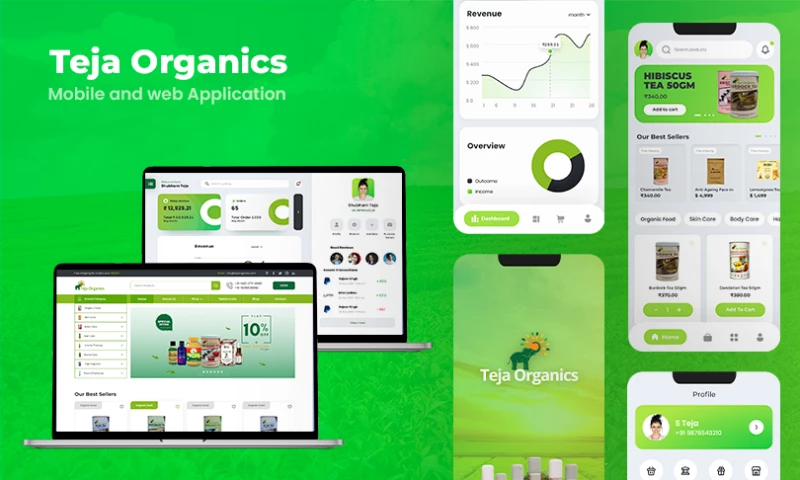 Extended Web AppTech - Teja Organic