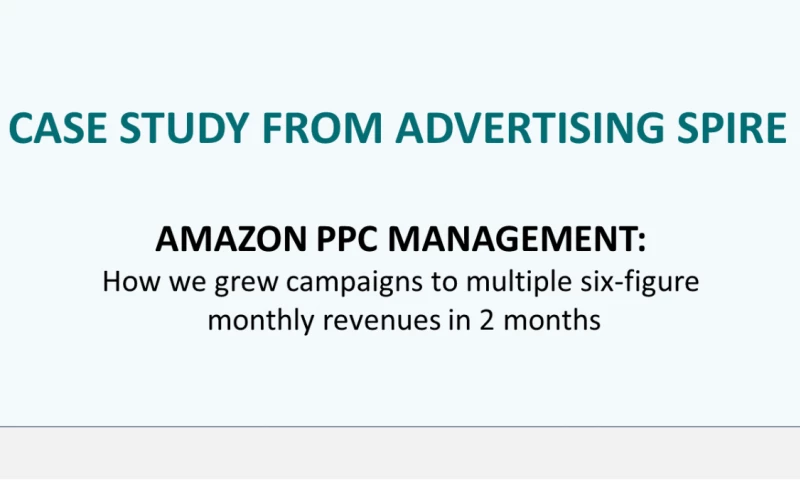 Amazon PPC Management Case Study