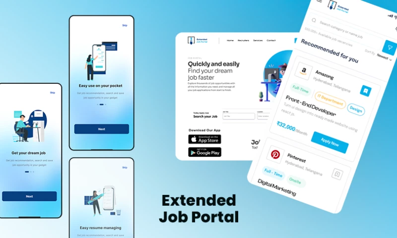 Extended Web AppTech - E-Job - for Recruiter & Job Seeker