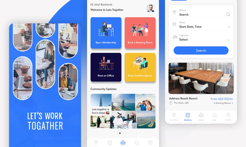 DeviceBee Technologies - Co-Working Spaces App Development