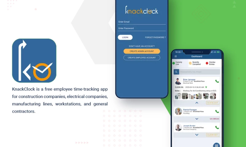 Time Tracking App (KnackClock)
