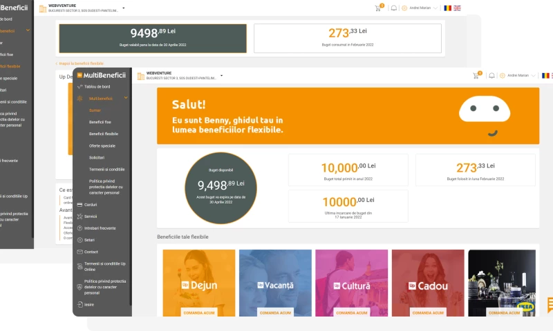 Webventure Interactive - Up Romania - Multibenefits