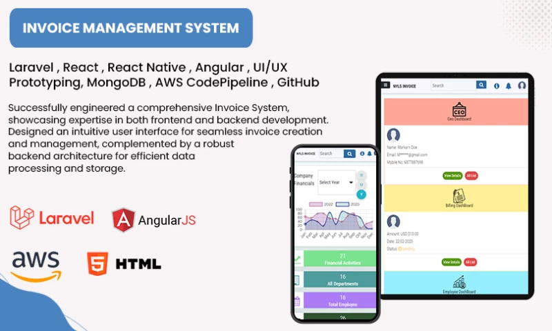 Connect Infosoft Technologies - Invoice Management System