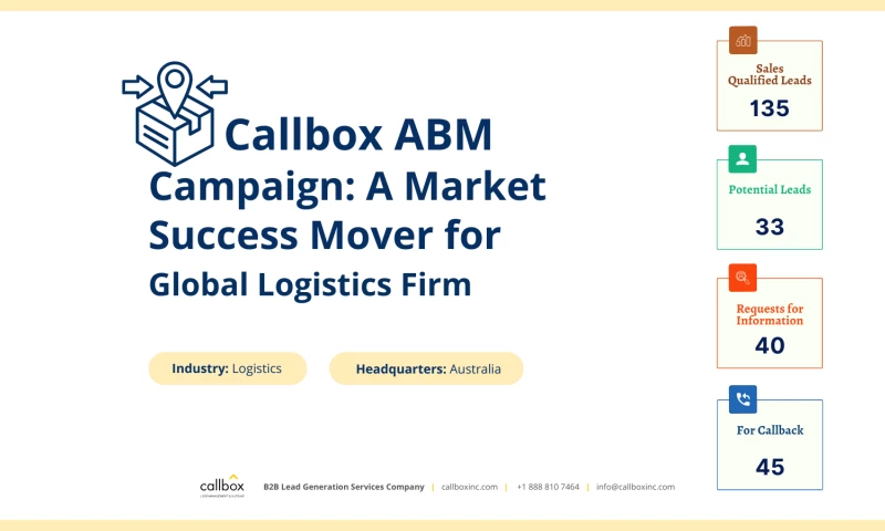 Callbox - Callbox ABM Campaign: A Market Success Mover for Global Logistics Firm