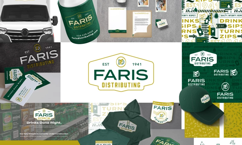 4CDesignWorks - Regional Beverage Distributor Branding, Logo & Graphic Design