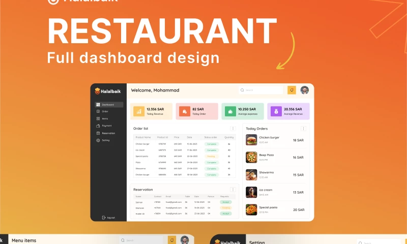 Arham Techpro - Restaurant Admin Dashboard