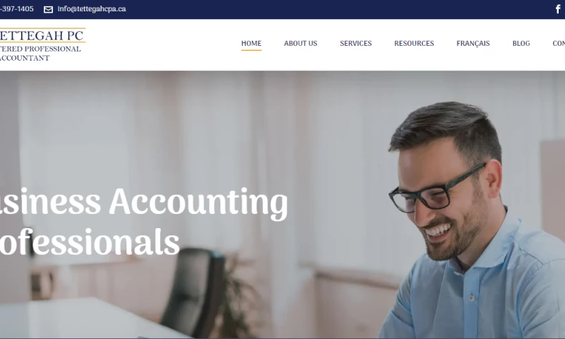 AdhiyanTech - CA Firm Full Website Design with SEO