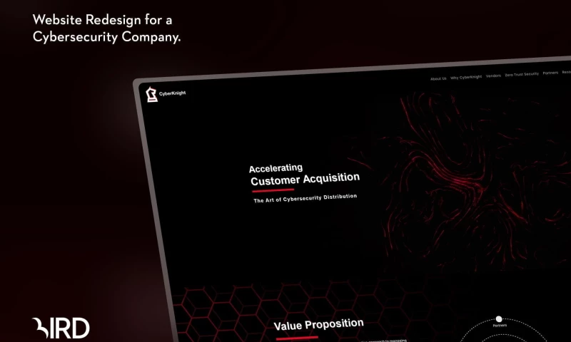 Web Design for Cyber Security Company