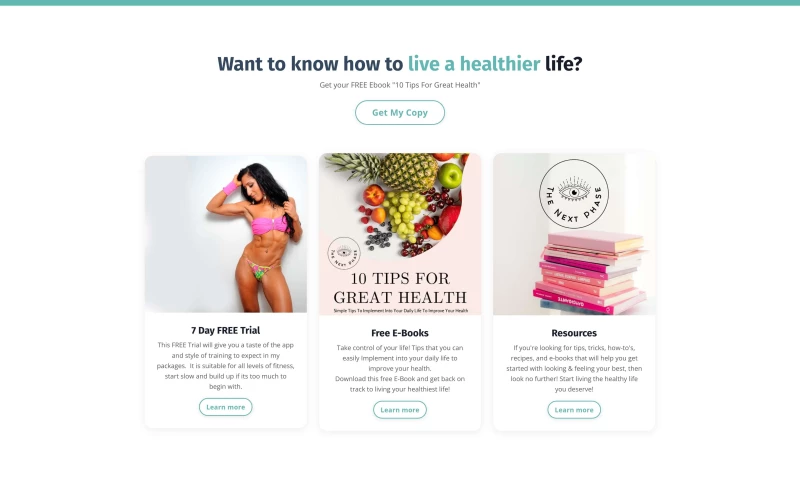 Simone May - Website Design