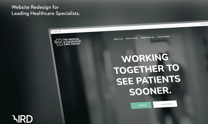Website Design for Medical Recruitment Company