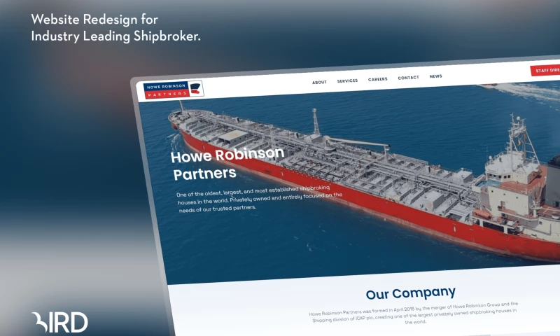 Website Design for a Legacy Shipbroking Firm