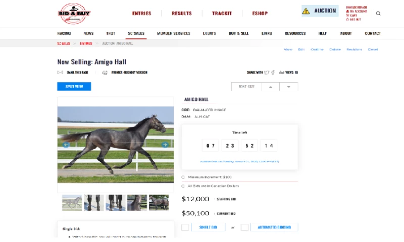 SELK Inc - Standardbred Canada