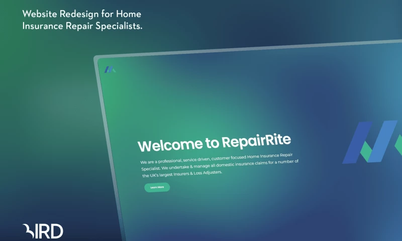Bird Marketing - Innovative Website Design for Home Insurance Repair Specialist