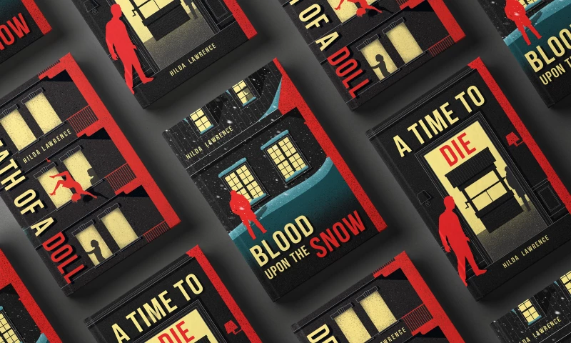 MAD Book Covers - Murder-Mystery Trilogy by Hilda Lawrence