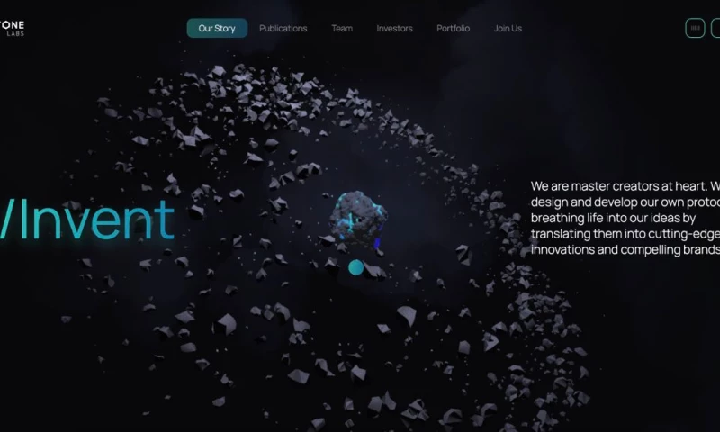 Hailstone Labs - corporate website with 3D element