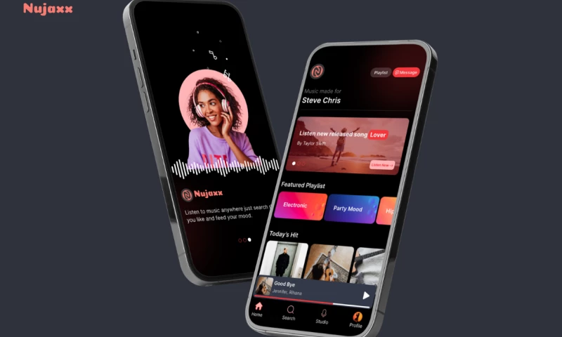Nimble AppGenie - Nujaxx Music Streaming Platform in the UK
